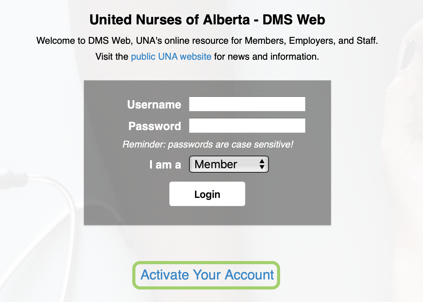 What is How do I Login? UNA Help